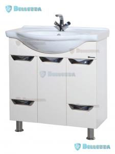 Тумба с раковиной Bellezza Белла люкс 75 белая