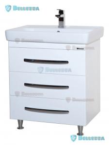 Тумба с раковиной  Bellezza Рокко 70 белая