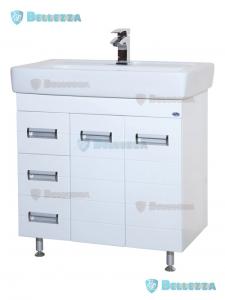 Тумба с раковиной Bellezza Сиена 80 белая