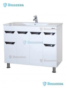 Тумба с раковиной Bellezza Симона 100 белая