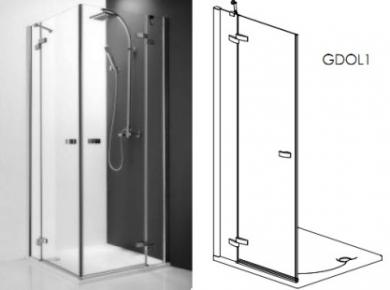 Душевая дверь Roltechnik Elegant Line GDOL1/900 левая