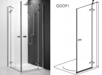 Душевая дверь Roltechnik Elegant Line GDOP1/1300 правая