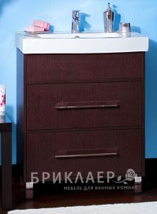 Тумба с раковиной Бриклаер Чили 80 венге (Q 80)