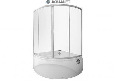 Шторка для угловой ванны Aquanet Vitoria, прозрачное стекло