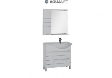 Комплект мебели Aquanet Доминика 90 R белый