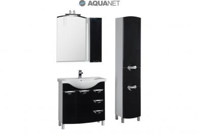 Комплект мебели Aquanet Асти 85 черный