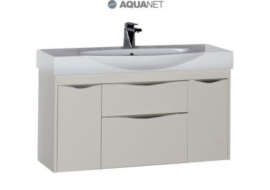 Тумба с раковиной Aquanet Франка 105 слоновая кость
