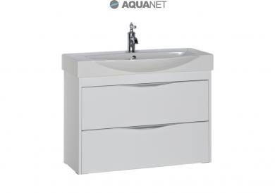 Тумба с раковиной Aquanet Франка 85 белый