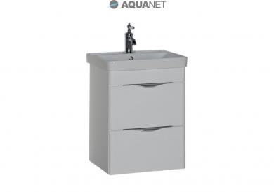 Тумба с раковиной Aquanet Орлеан 50 белая