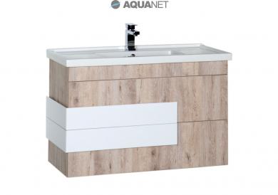 Тумба с раковиной Aquanet Мадейра 100 дуб кантри 