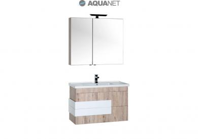 Комплект мебели Aquanet Мадейра 100 дуб кантри