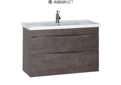 Тумба с раковиной Aquanet Эвора 100 дуб антик