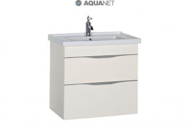Тумба с раковиной Aquanet Эвора 70 крем 