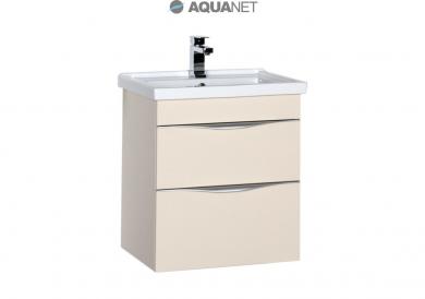 Тумба с раковиной Aquanet Эвора 60 бежевый 