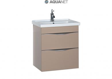 Тумба с раковиной Aquanet Эвора 60 капучино 