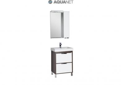 Комплект мебели Aquanet Гретта 60 венге (2 ящика)