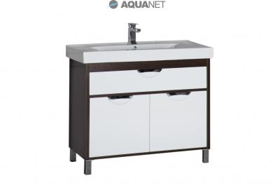 Тумба с раковиной Aquanet Гретта 100 венге