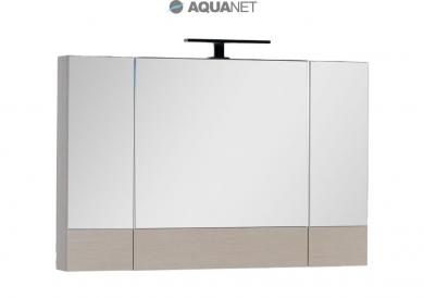 Зеркало-шкаф Aquanet Нота 100 светлый дуб