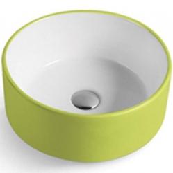 Раковина MELANA MLN-7078AGW 41х41 зеленая